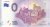 Suvenyrinis 0 EUR banknotas,